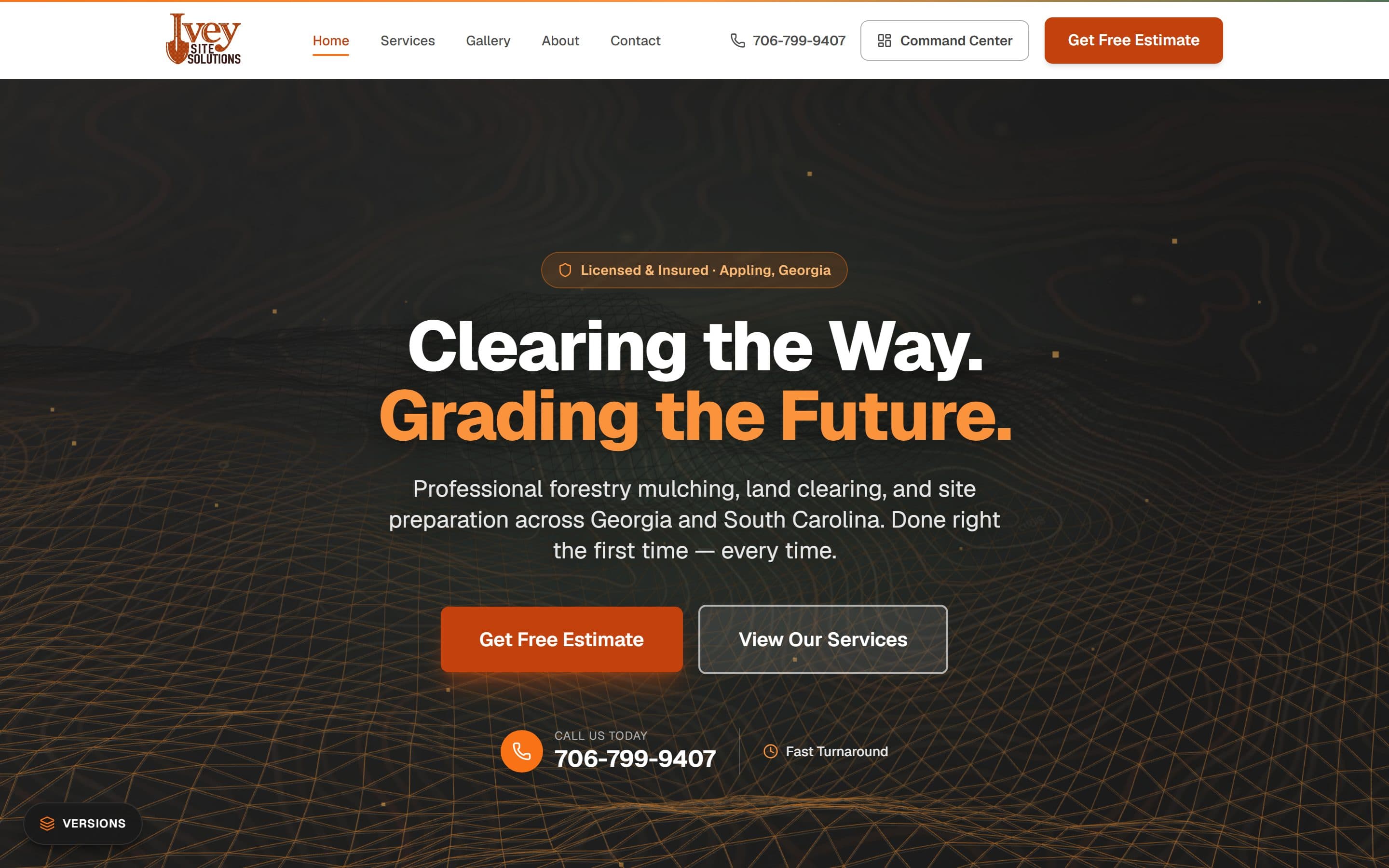 Ivey Site Solutions — built by Metrix
