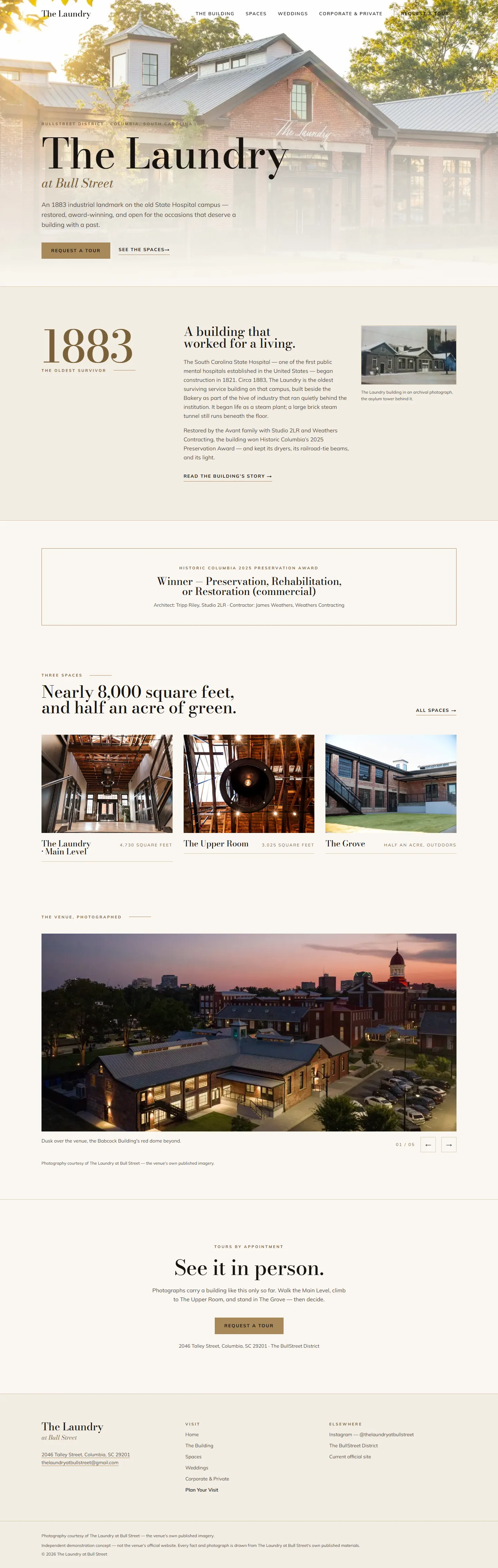 The Laundry at Bull Street, additional screenshot