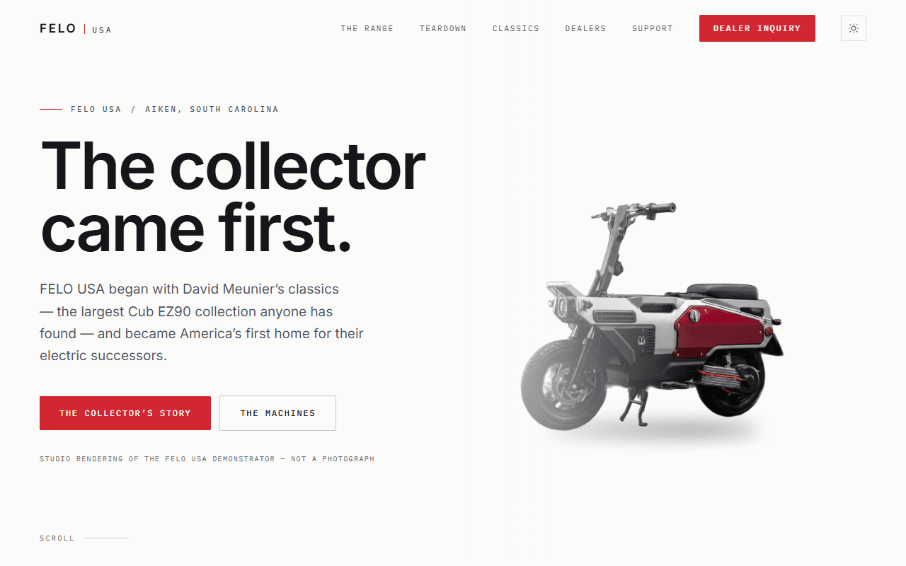 FELO USA — website designed and built by Metrix