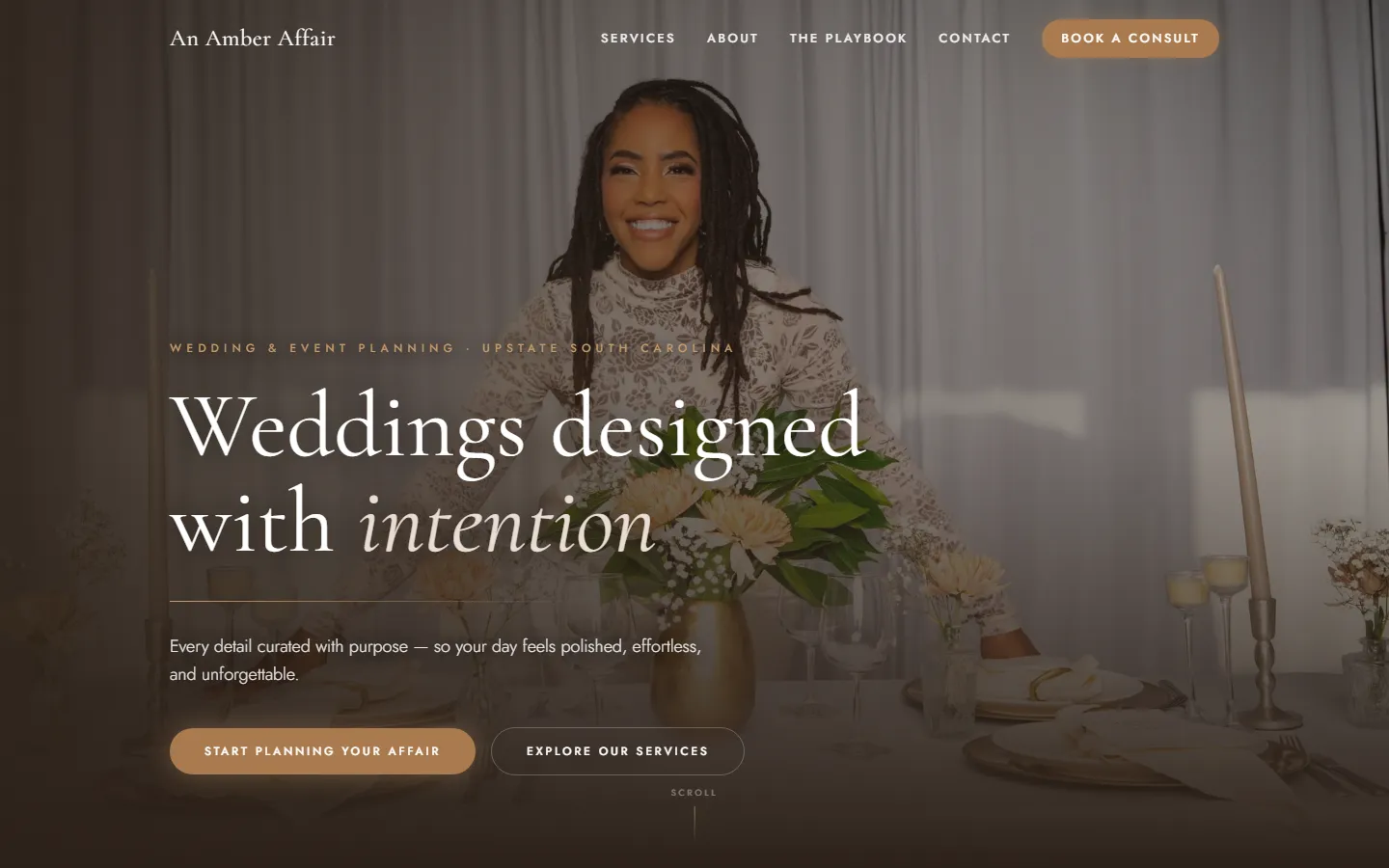 An Amber Affair, designed and built by Metrix