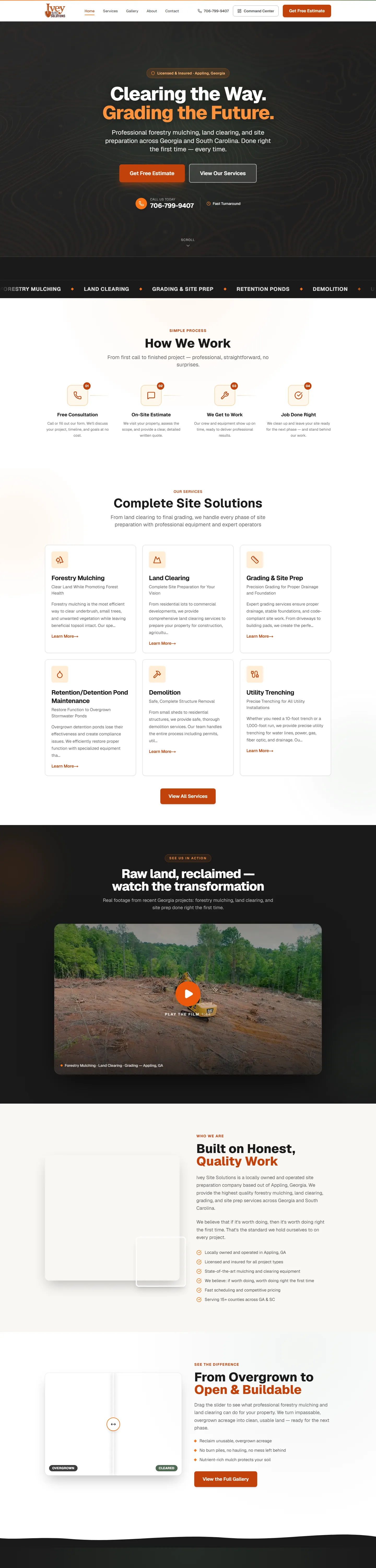 Ivey Site Solutions, additional screenshot