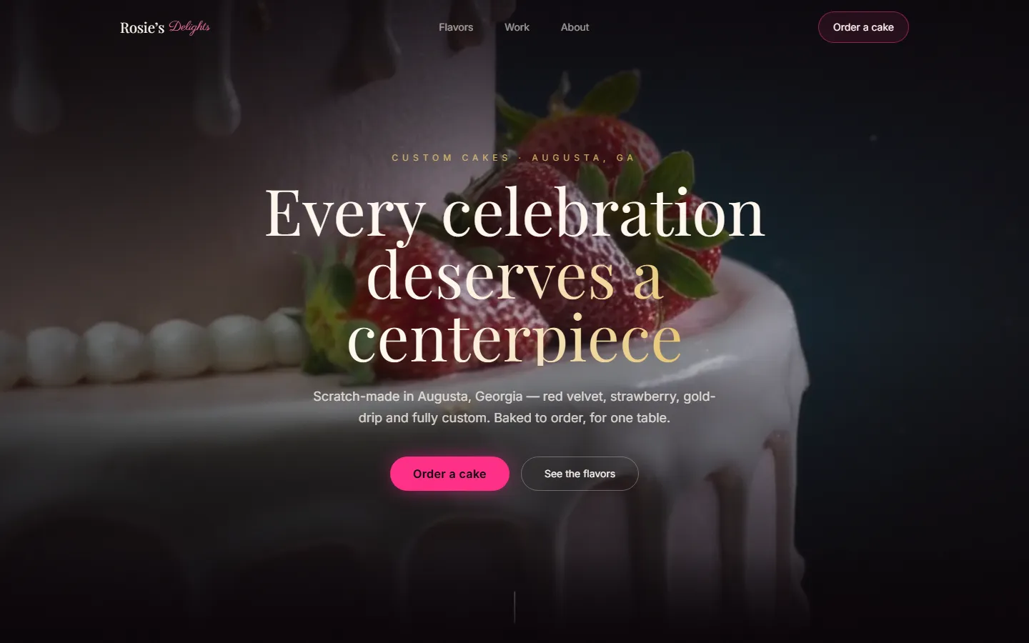 Rosie's Delights, designed and built by Metrix