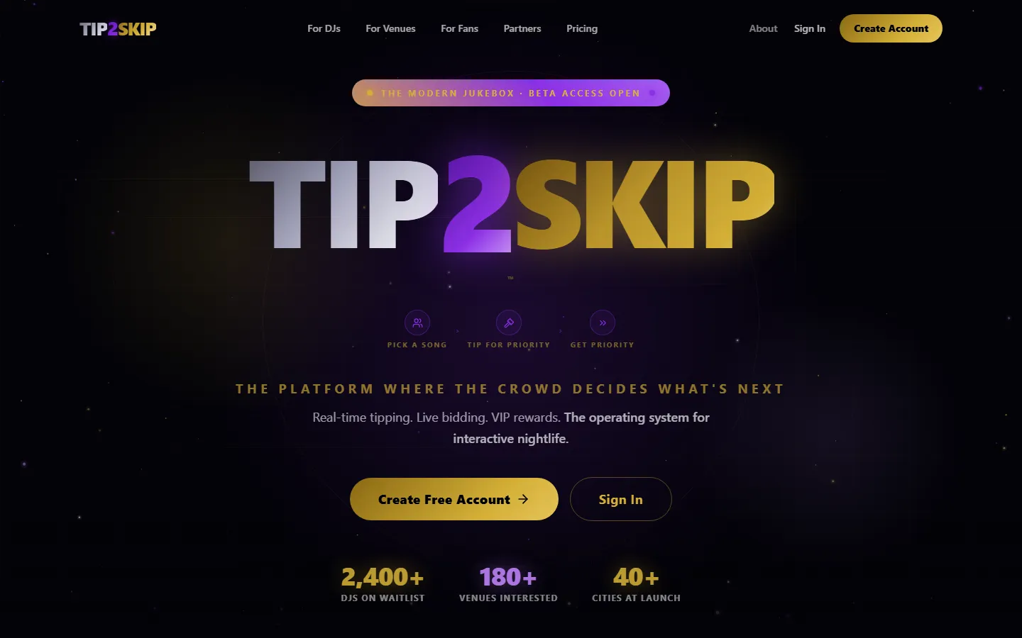 Tip2Skip, designed and built by Metrix